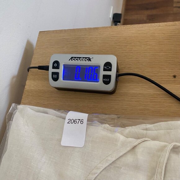 John Mark Top Womens Large Ivory Linen Cold Shoulder 3/4 Bell Sleeves Pullover* - Picture 10 of 10